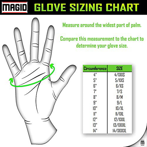 Magid Glove & Safety HV550W9 Waterproof Thermal Coated Work Gloves 9/Large 1 Pair Black/Hi-Viz Orange 